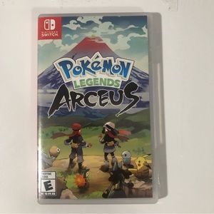 Nintendo switch Pokémon Legends Arcaus game.